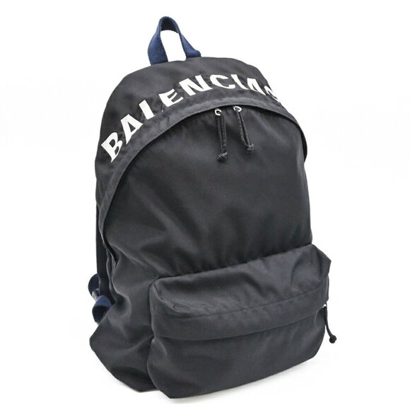 BALENCIAGA Black Leather Backpack - Picture 1 of 16